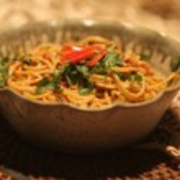 Noodles with Spicy Peanut Sauce