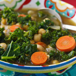 North African Chickpea and Kale Soup