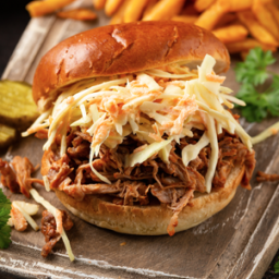 North Carolina-Style Spicy Pulled Pork Sandwiches