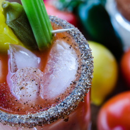 Not Yet Bloody Mary Mix – a Spicy Make-Ahead Mix-in