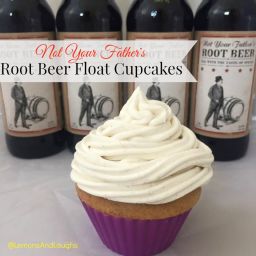 Not Your Father's Root Beer Float Cupcakes