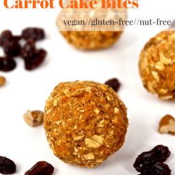 Nut-Free Carrot Cake Bites