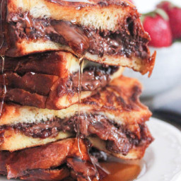 Nutella and Bacon Stuffed French Toast