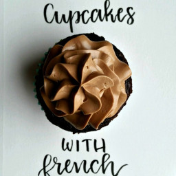 Nutella Cupcakes with French Buttercream