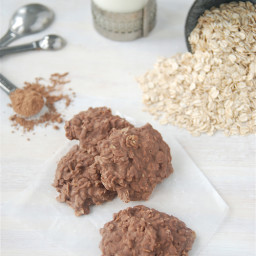 Nutella no-bake fudge cookies