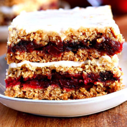 Oatmeal Cranberry Bars {Gluten-Free, Dairy-Free Option}