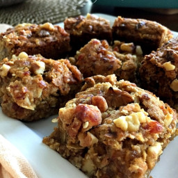 Oatmeal Date and Nut Bars