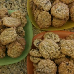 Oatmeal nut chocolate chip cookies