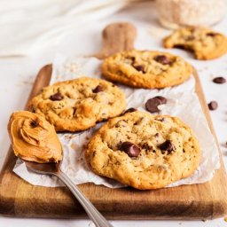 Oatmeal Peanut Butter Chocolate Chip Cookies