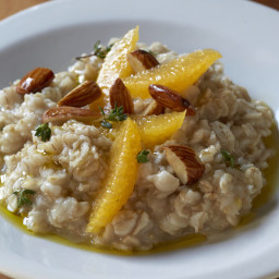 Oatmeal with Olive Oil and Oranges