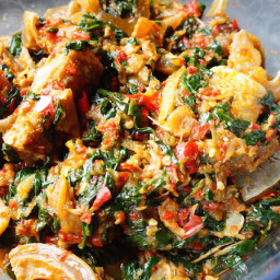 Oil Free Nigerian Soup – Efo (Vegetable)