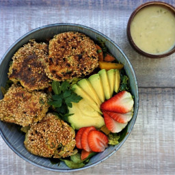 Oilfree Easy Falafel with Sesame