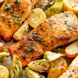 Old Bay Oven Roasted Salmon