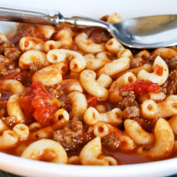 Old Fashion American Goulash-One Pot Family Favorite