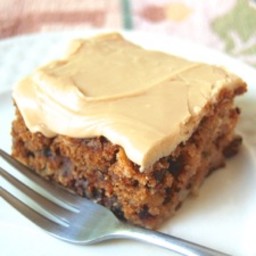 Old-Fashioned Apple Cake with Brown Sugar Frosting