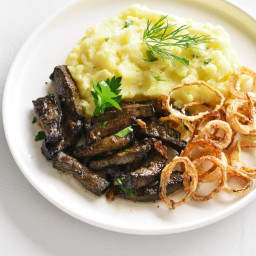 Old fashioned calf´s liver with onion & apple » Easy German Food