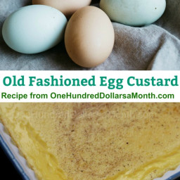 Old Fashioned Egg Custard Recipe