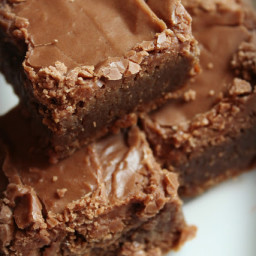 Old Fashioned Iced Brownies