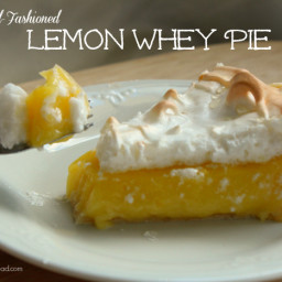 Old-Fashioned Lemon Whey Pie