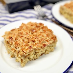 Old Fashioned Oatmeal Cake {with Coconut Pecan Icing}