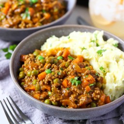 Old-Fashioned Savoury Mince with Curry