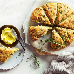 Olive and rosemary scones