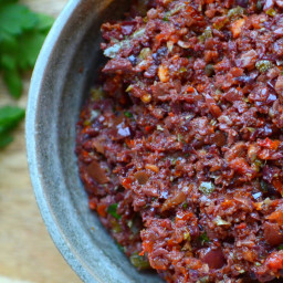 Olive and Sun-Dried Tomato Tapenade