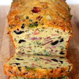 Olive, Bacon and Cheese Bread