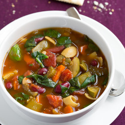 Olive Garden Copycat Minestrone Soup {Slow Cooker}