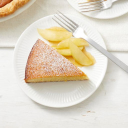 Olive Oil Cake with Honeyed Apples