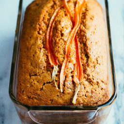 Olive Oil Carrot Bread with Candied Carrots