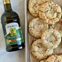 Olive Oil Funfetti Sugar Cookies by Jessie Sheehan