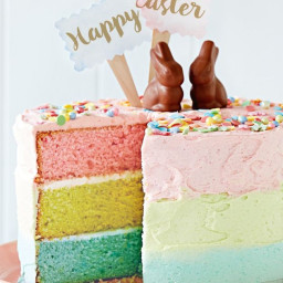 Ombre Easter cake