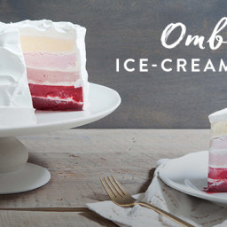 Ombre Ice-Cream Cake