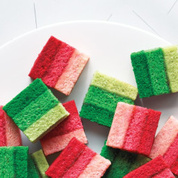 Ombré Rainbow Cookies