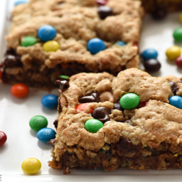 {One-Bowl, Big-Batch} Monster Cookie Bars