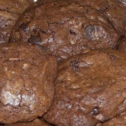 One Bowl Chocolate Brownie Cookies