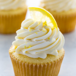 One-Bowl Lemon Ricotta Cupcakes