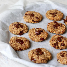 One-Bowl Peanut Butter and Chocolate Oatmeal Cookies