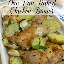 One Pan Baked Chicken Recipe
