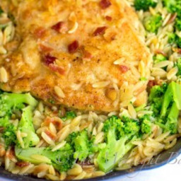 One-Pan Chicken and Orzo Skillet Dinner