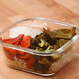 One-pan Chicken And Veggie Meal Prep 2 Ways Recipe by Tasty