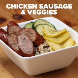 One-pan Chicken Sausage and Veggies