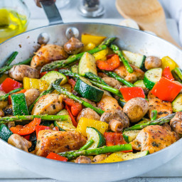 One Pan Italian Chicken Skillet Recipe