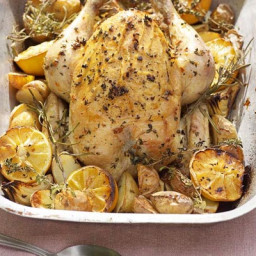 One-pan roast chicken and potatoes