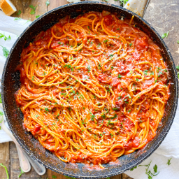 One-Pan Spaghetti with a Smoky Tomato Sauce