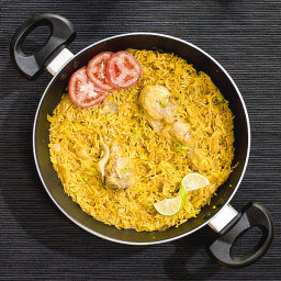 One Pan Spiced Chicken and Rice