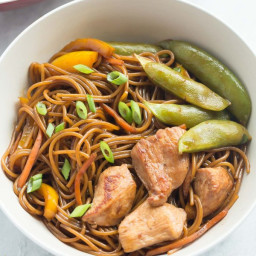 One Pan Teriyaki Chicken and Noodles