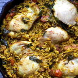 One-Pan Turmeric Chicken and Rice