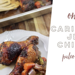 One Pan Whole30 and Paleo Caribbean Jerk Chicken